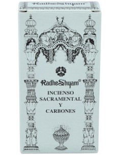 Radhe Shyam Incienso Sacramental Y Carbones 100G