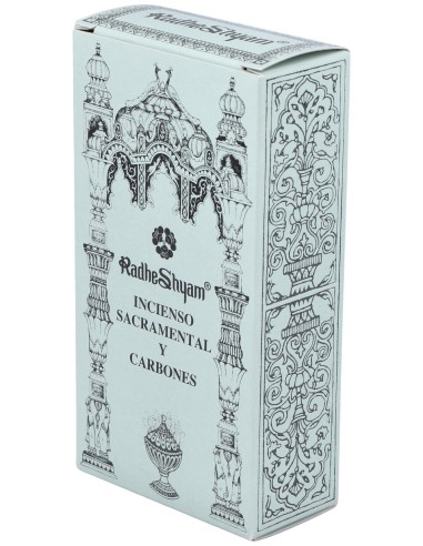 Radhe Shyam Incienso Sacramental Y Carbones 100G