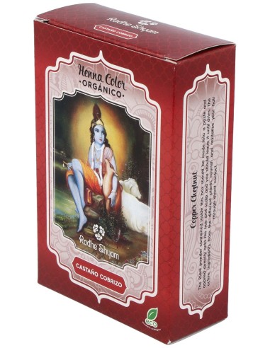Radhe Shyam Henna Castaño Cobrizo En Polvo