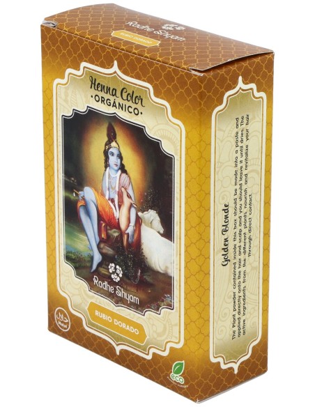 Radhe Shyam Henna Rubio Dorado Polvo 100G