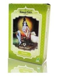 Radhe Shyam Henna Tinte Neutro Brillo Polvo 100G