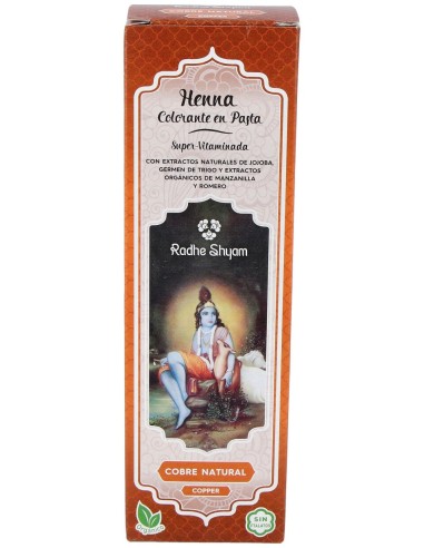 Radhe Shyam Henna Pasta Cobre Natural