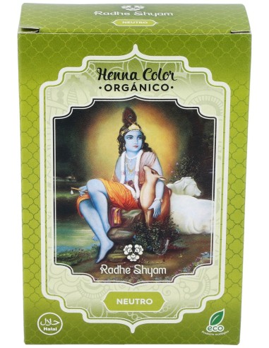 Radhe Shyam Henna Tinte Neutro Brillo Polvo 100G