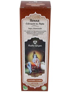 Radhe Shyam Henna Pasta Castaño Claro