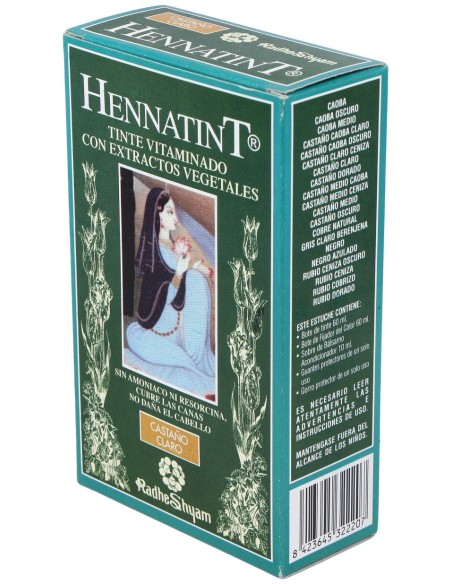 Radhe Shyam Hennatint Castaño Claro 60Ml