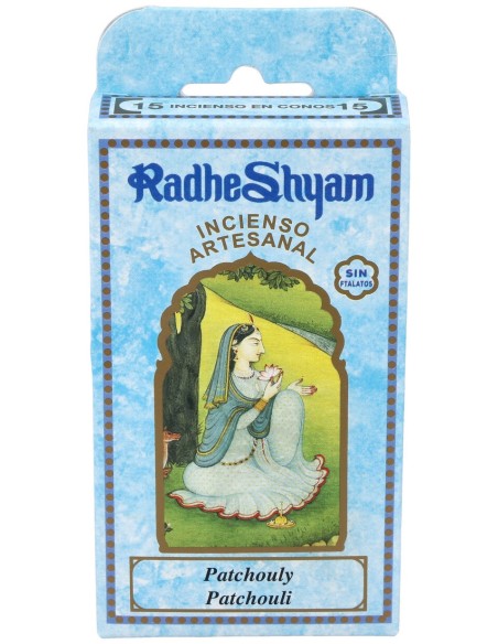 Radhe Shyam Incienso Cono Patchouly 15Uds