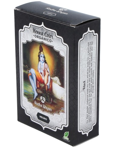 Radhe Shyam Henna Color Negro 100Ml