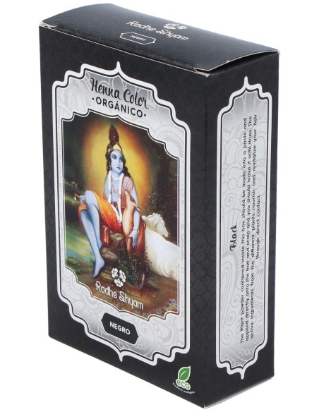 Radhe Shyam Henna Color Negro 100Ml