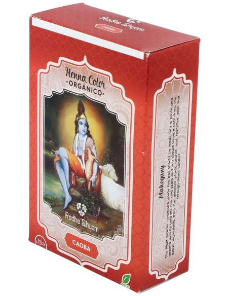 Radhe Shyam Henna Tinte Nat Caoba Polvo 100Gr