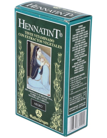 Radhe Shyam Hennatint Negro 60Ml