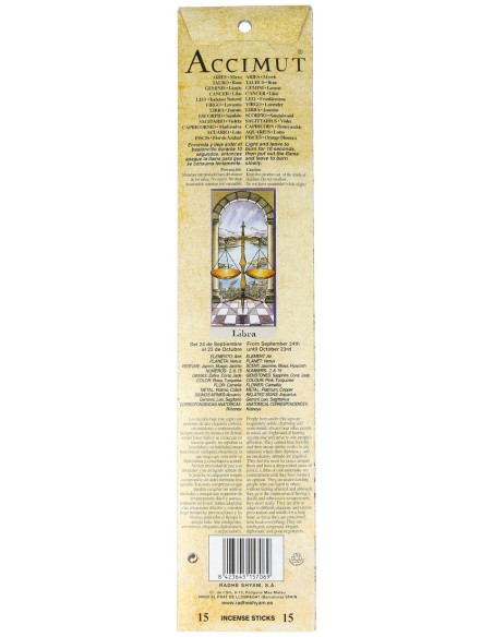 Radhe Shyam Kit Incienso Accimut Libra Jazmín Stick
