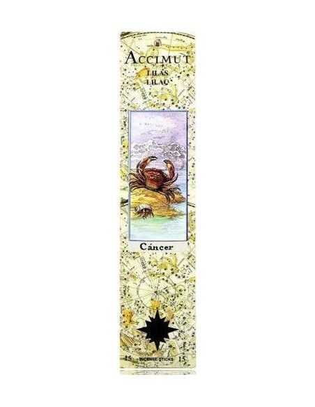 Radhe Shyam Incienso Stick Accimut Cancer Lilas 15Uds