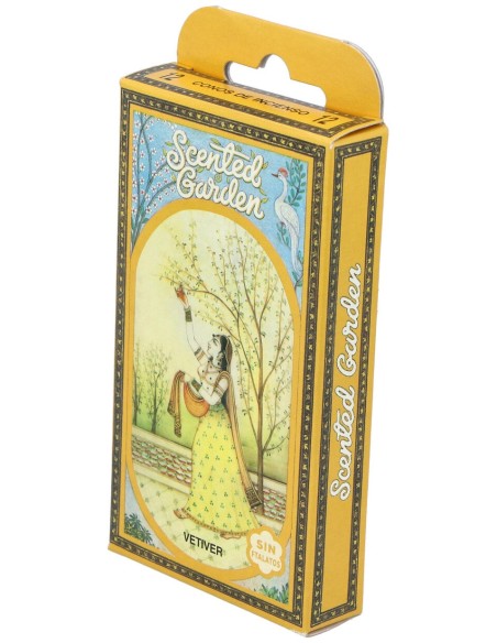 Radhe Shyam Incienso Cono Vetyver Scented Garden 12Uds