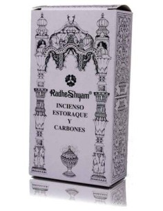Radhe Shyam Incienso Estoraque Carbones 100G