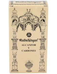 Radhe Shyam Incienso Alcanfor Y Carbones 100G