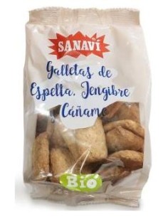 Galleta De Espelta Jengibre Y Cañamo 200Gr. Bio