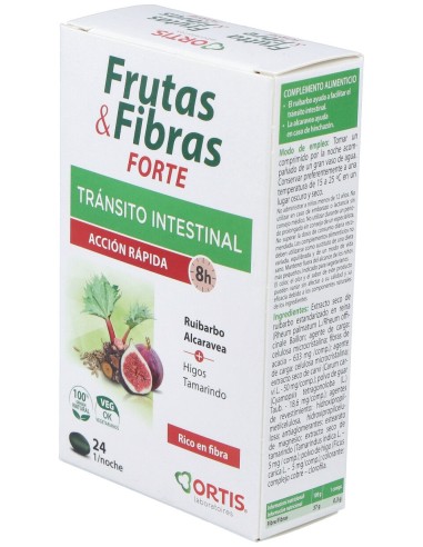 Ortis Fruta Y Fibra Concentrado 24 Compr