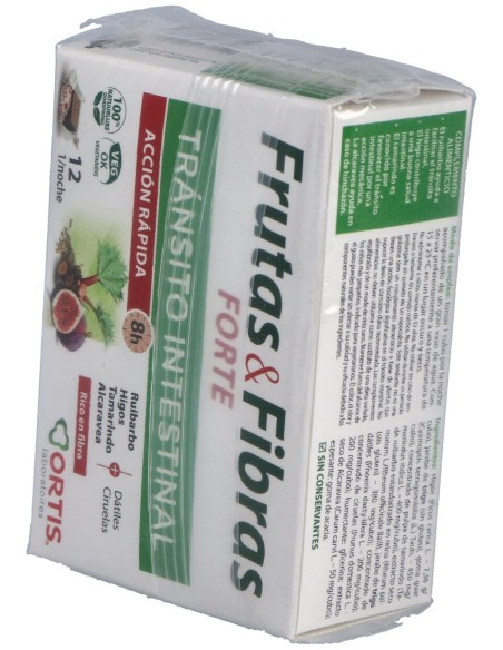 Ortis Fruits Fibres Forte Transit 12Uds
