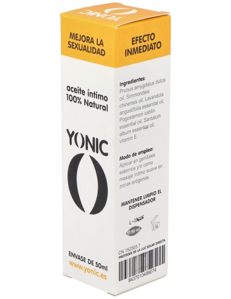 Yonic Aceite Intimo Para Mujer 50Ml.