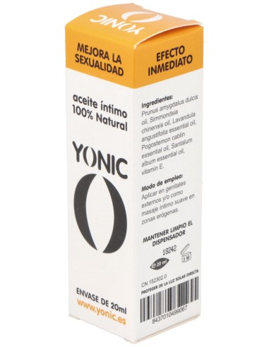 Yonic Aceite Intimo Para Mujer 20Ml.