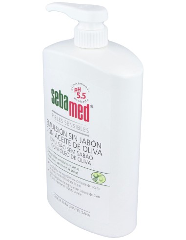 Emulsion Sin Jabon Aceite Oliva Gel De Baño 1L.