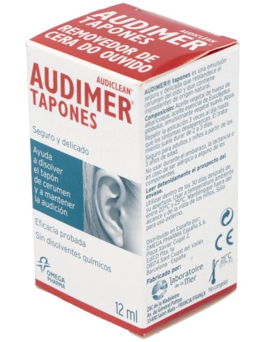 Audimer Audiclean Solución Limpieza 12Ml
