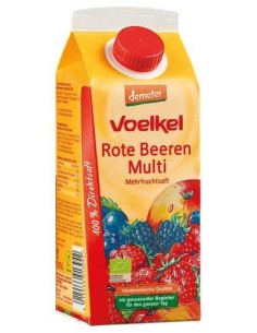 Voelkel Zumo De Frutos Rojos Bio 6X750Ml
