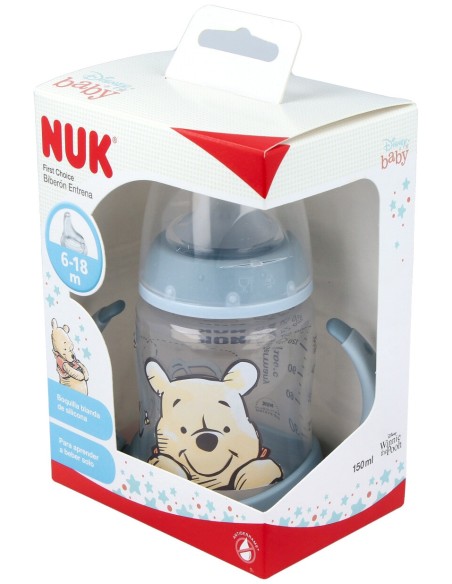 Nuk® Biberón Entrena Disney Boquilla Silicona Talla 2 150Ml 1Ud