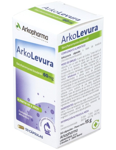 Arko Levura 60Mg 50Cap.
