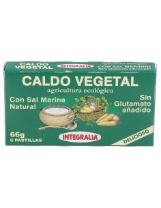Caldo Vegetal Eco Con Sal Marina Natural 6Pastilla