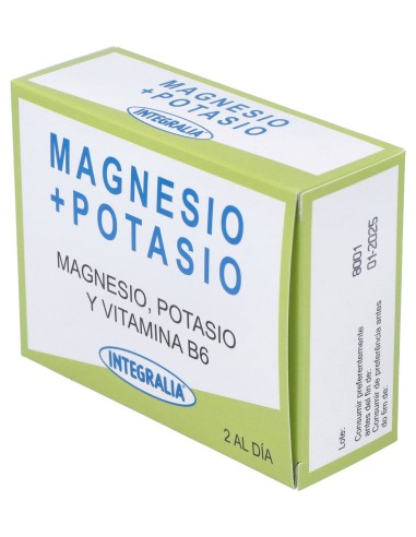Magnesio + Potasio Integralia 60Cap