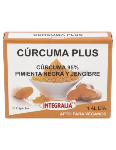 Integralia Curcuma Plus Con Pimienta Negra Y...