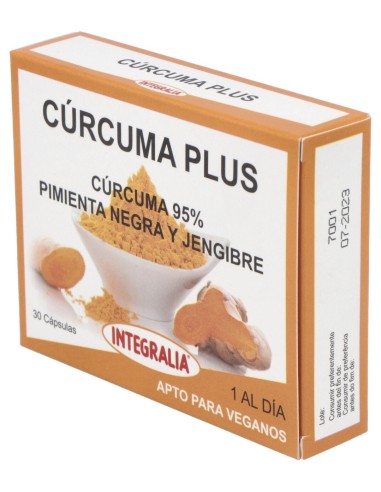 Integralia Curcuma Plus Con Pimienta Negra Y...