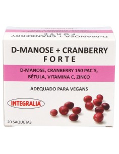 Integralia D-Manosa+Cranberry Forte Abedul Vit C Zinc 20...