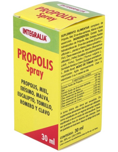 Integralia Spray Propolis Con Erisimo 30Ml