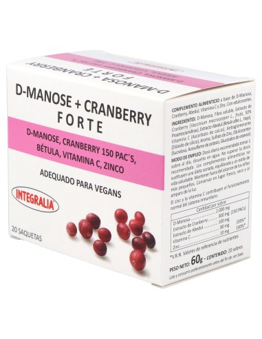 Integralia D-Manosa+Cranberry Forte Abedul Vit...