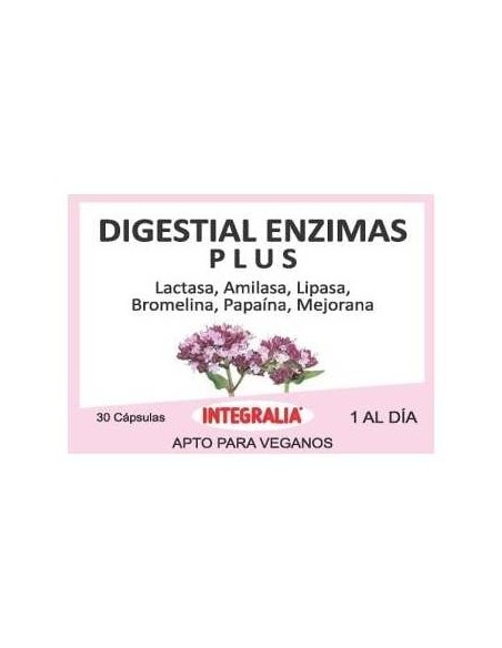 Integralia Digestial Enzimas Plus 30Caps