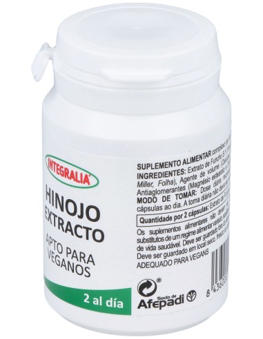 Integralia Hinojo Extracto 60Caps