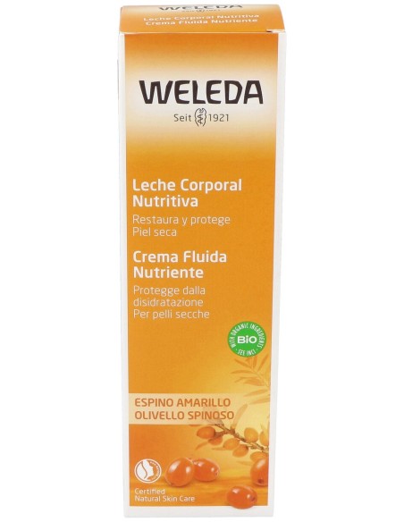 Leche Corporal Nutritiva Espino Amarillo 200Ml.