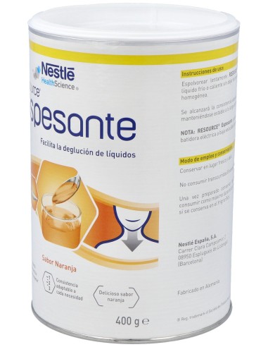 Resource Espesante Naranja Bote 400Gr.