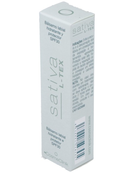 Sativa L-Tex Balsamo Labial Cosmeclinik Tubo 15Ml