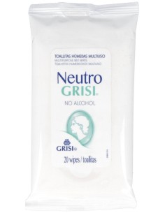 Neutro Grisi Toallitas Húmedas Multiuso 20 Unidades