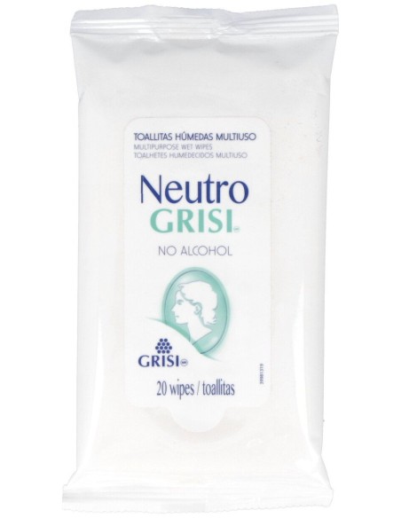 Neutro Grisi Toallitas Húmedas Multiuso 20 Unidades