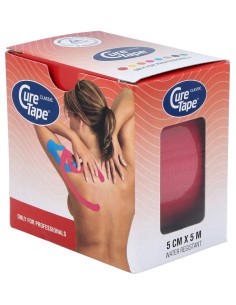 Cure Tape Rojo Vendaje Neuromuscular (5Cm X 5M)