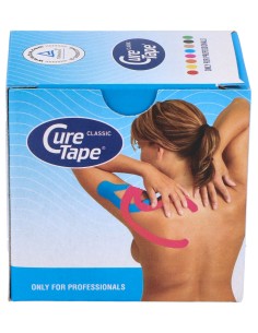 Curesan Cure Tape Vendaje Neuromuscular Azul 5Mx5Cm 1Ud