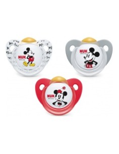 Nuk Chupete Mickey Mouse Anatómico Tetina Látex T-2 1Ud