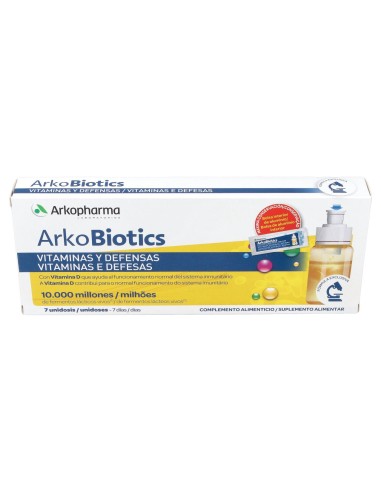 Arkobiotics Vitaminas Y Defensas Adultos 7Uni.