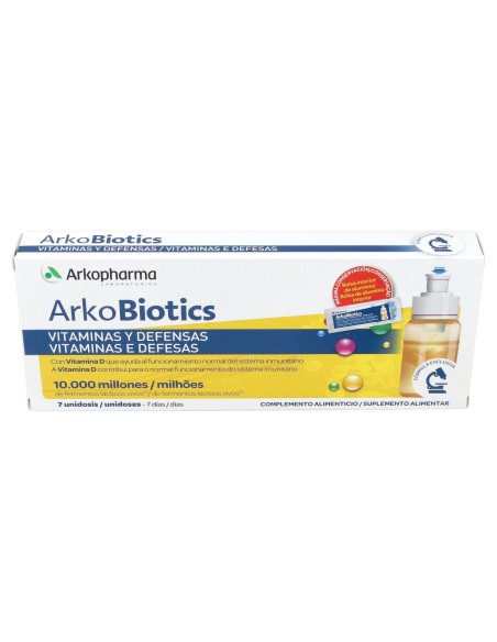 Arkobiotics Vitaminas Y Defensas Adultos 7Uni.