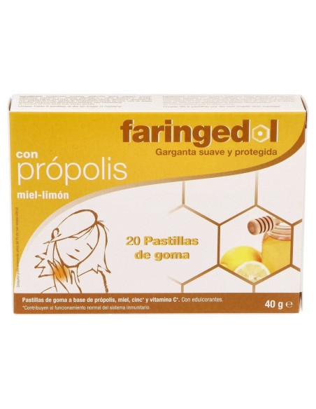 Faringedol Sabor Limon Miel 20Pastillas De Goma