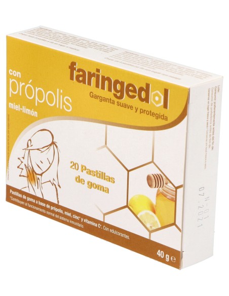 Faringedol Sabor Limon Miel 20Pastillas De Goma